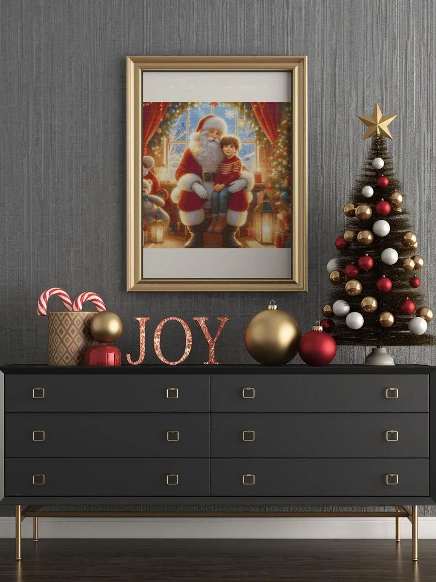 Boy Visits Santa's Grotto product image (3)