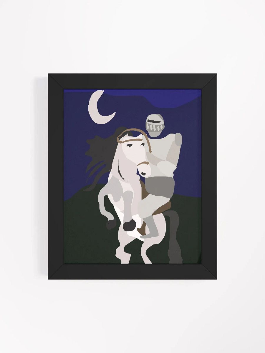 Knight On a Horse Framed Poster product image (72)