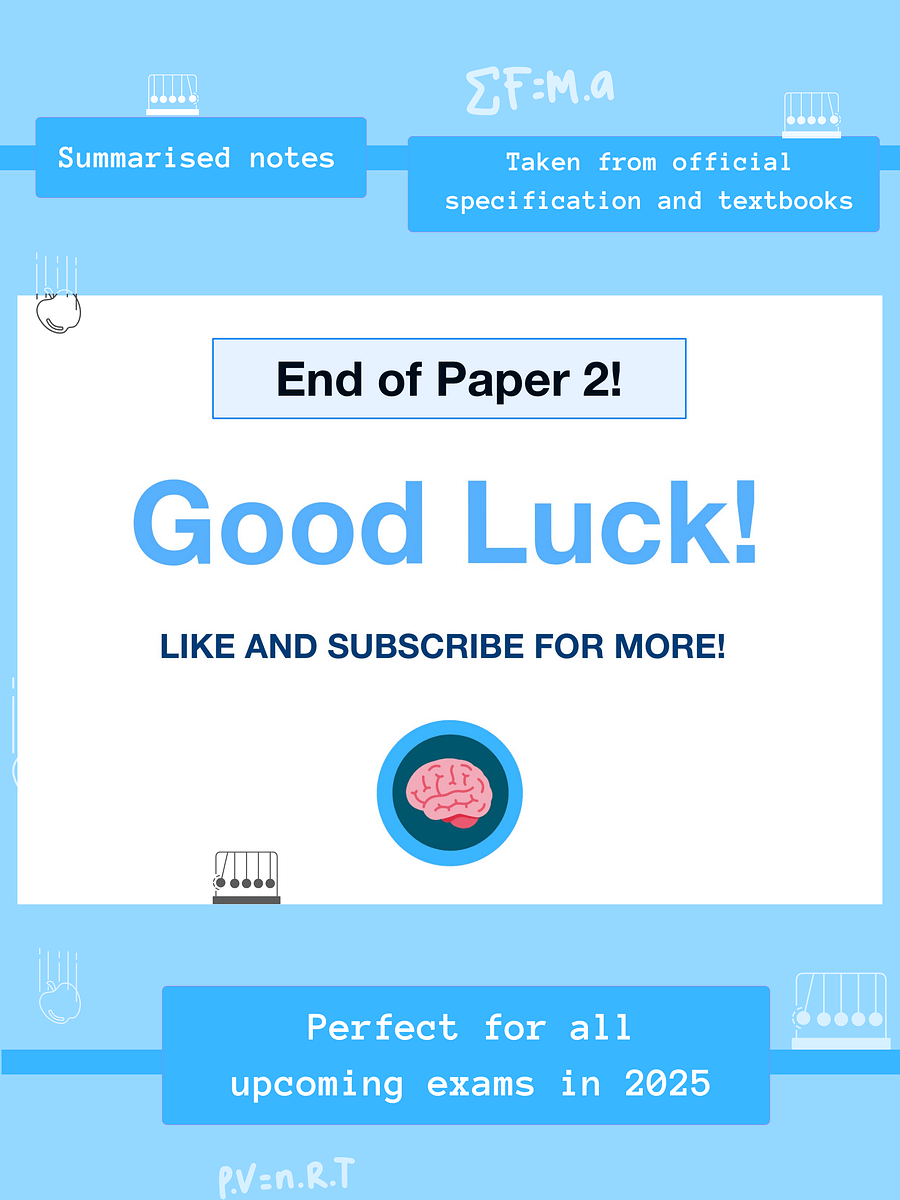 AQA GCSE Physics Paper 2 Revision Notes (20+ Pages) | Revision Made Easy product image (6)