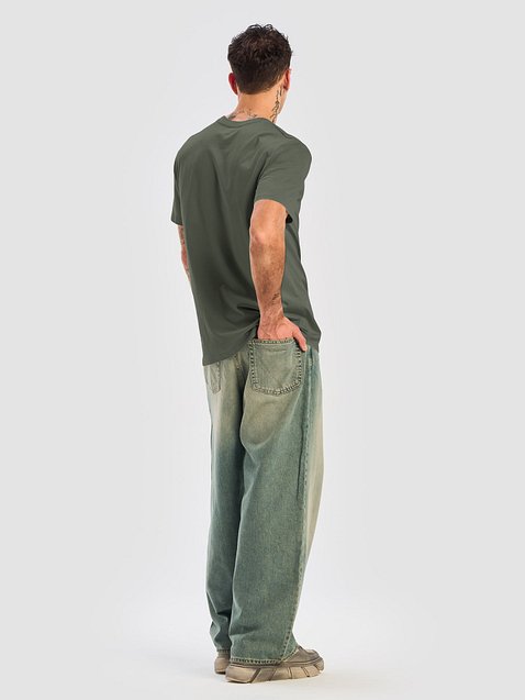 Photo showing Stanley/Stella Unisex Organic Ribbed Neck T-Shirt