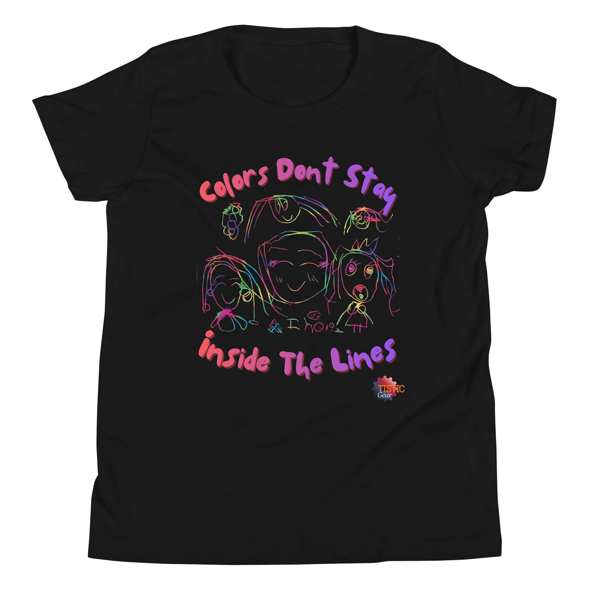 Kids TISTIC Gear – “Colors Don’t Stay Inside The Lines” Limited Edition Tee product image (4)