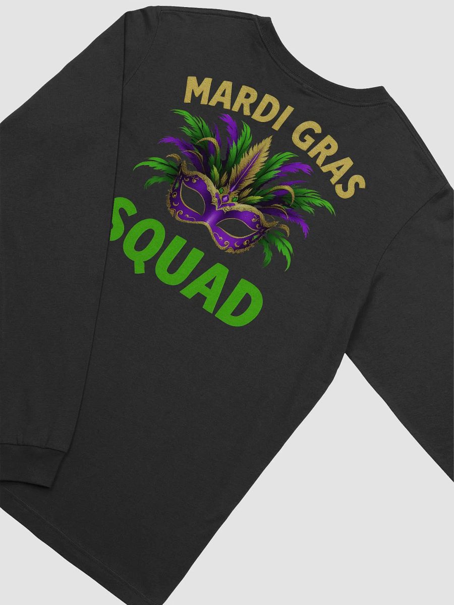Mardi Gras Squad Mask Long Sleeve Tee product image (4)