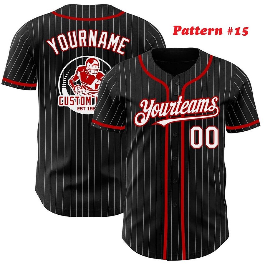 Authentic Baseball Jersey, Custom Baseball Jersey, Personalized Sport Jersey, Colorful, Multi Beautiful Flowers, Number, Logo product image (9)