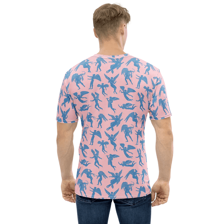 Erotes - rose and blue mens crew neck tee product image (1)