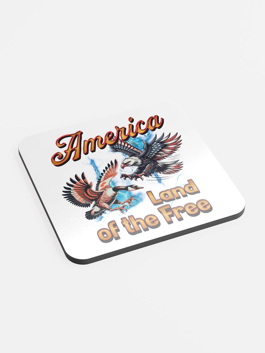 America Land Of The Free Patriotic Eagle & Goose Coaster Set product image (3)