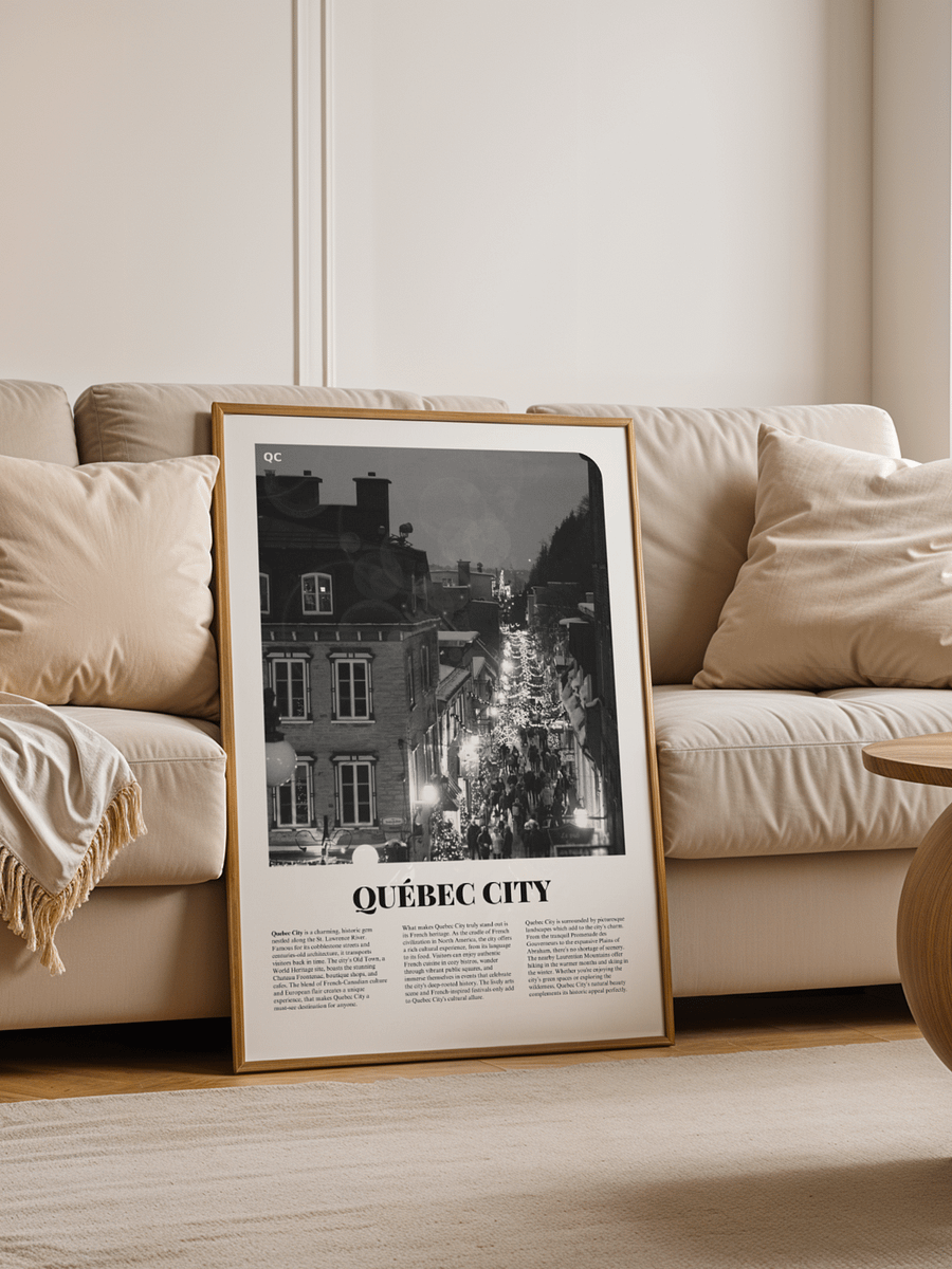 Quebec City 02 Newspaper Poster product image (4)