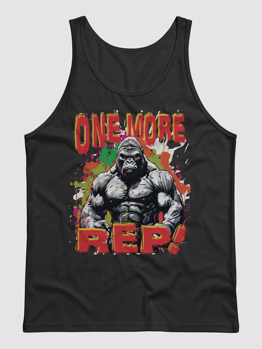 One More Rep Gorilla Fitness Gym Workout Jersey Tank Top product image (3)