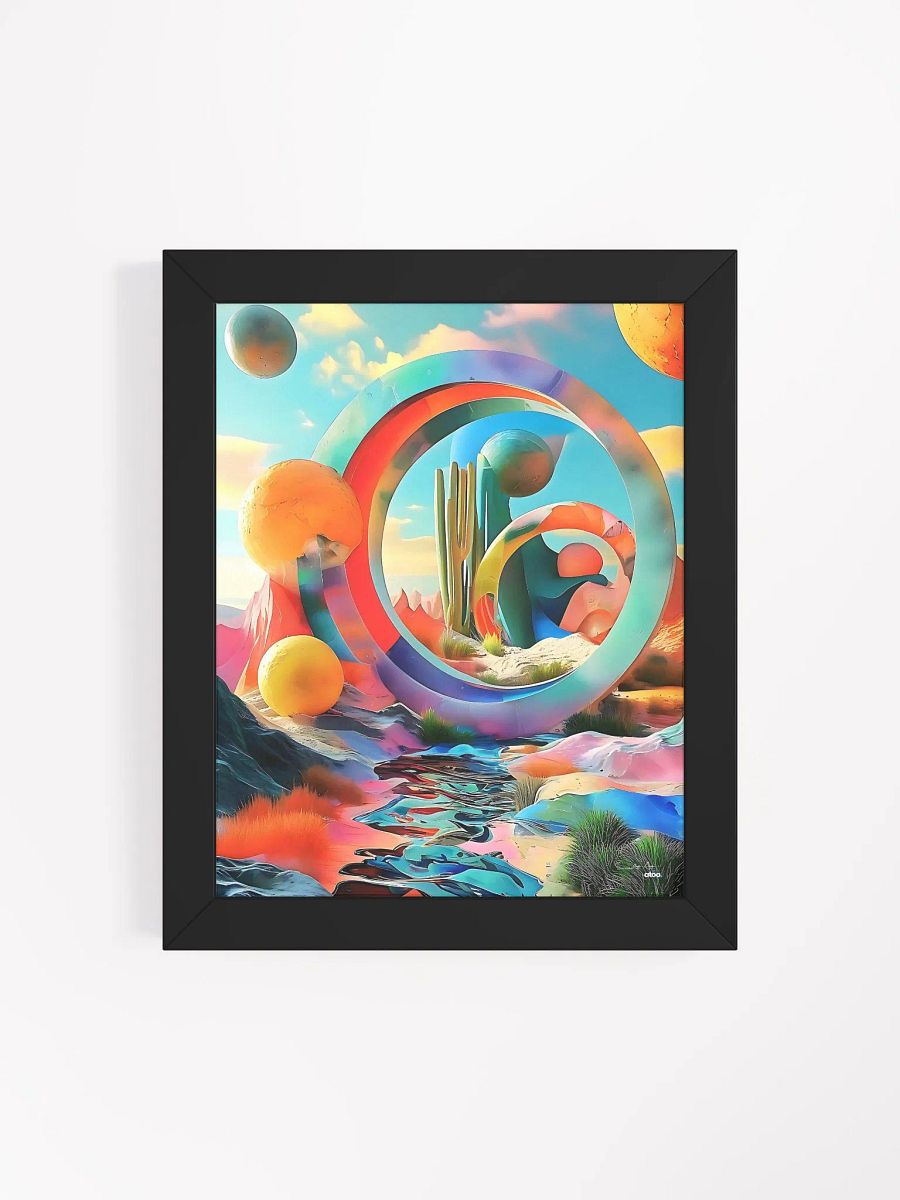 A Timeless Journey: Surreal Digital Art, Framed Painting product image (5)