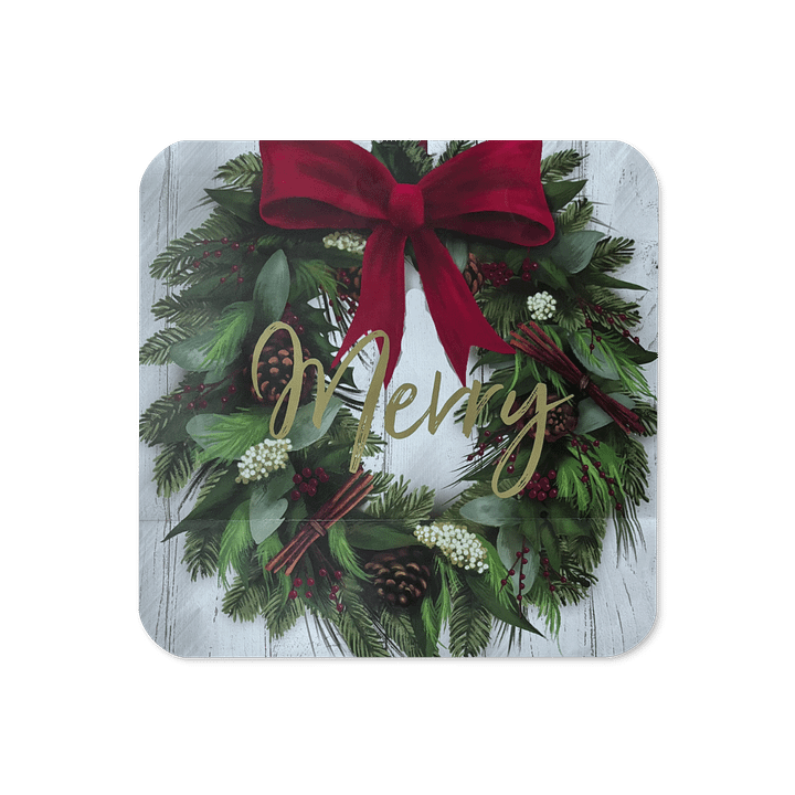 Merry Wreath Coaster Set product image (1)