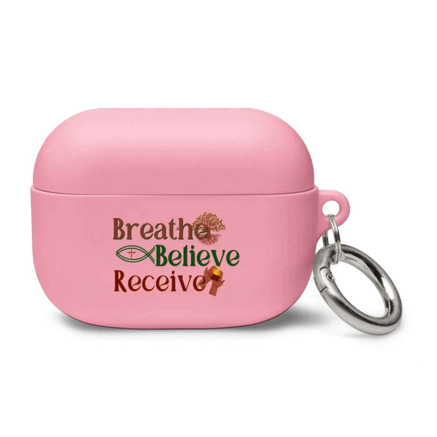 BREATHE BELIEVE RECIEVE AIRPODS CASE, INSPIRATIONAL MOTIVATIONAL, SELF-AFFIRMATION, POSITIVE VIBES, GIFT IDEA product image (11)