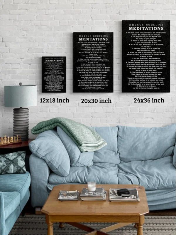 Marcus Aurelius Meditations Matte Paper Poster product image (2)