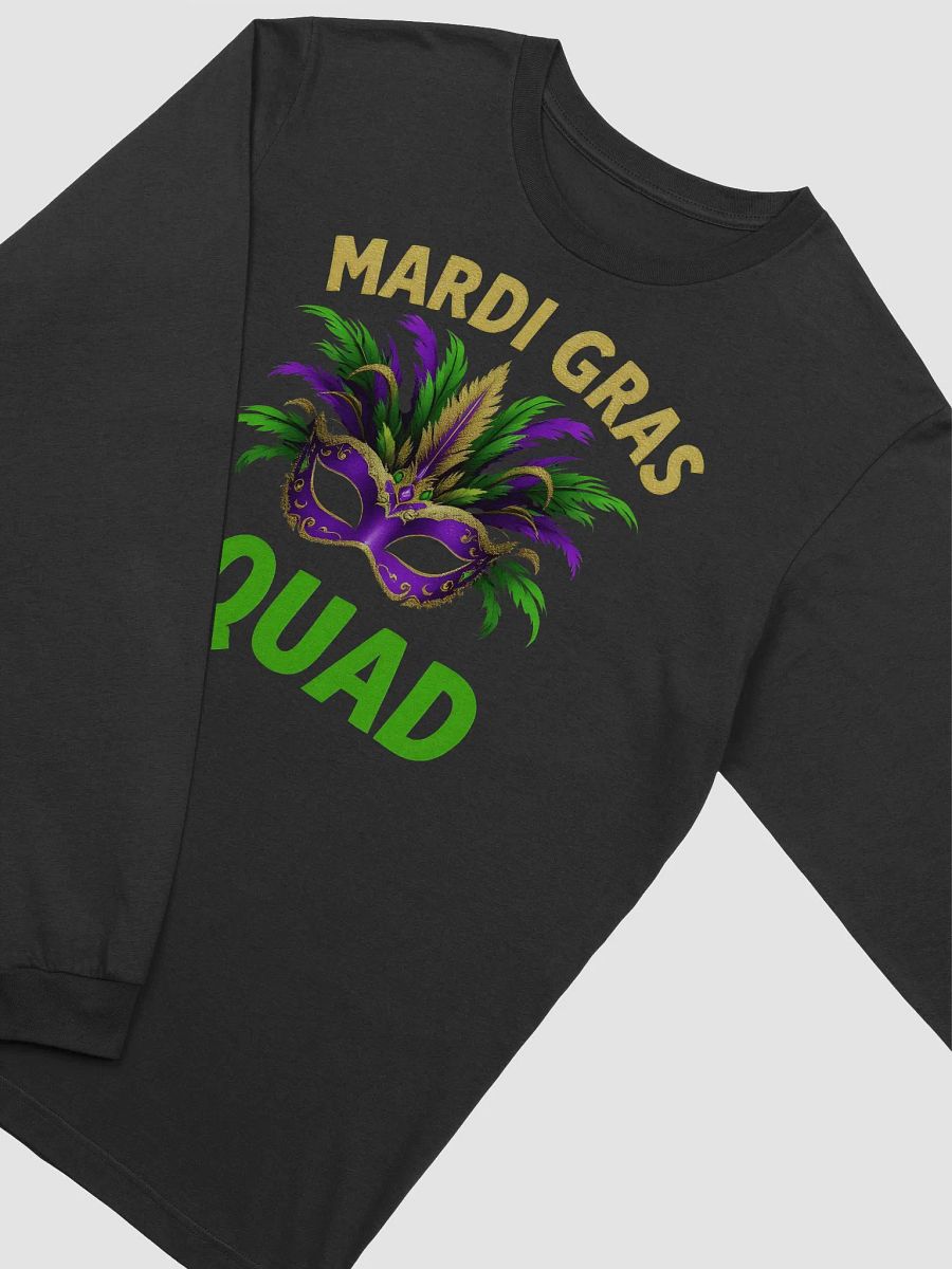 Mardi Gras Squad Mask Long Sleeve Tee product image (3)