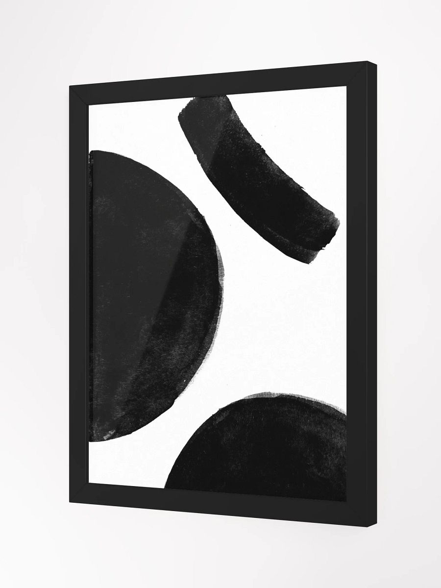 Abstract Elegance Framed Poster – Modern Abstract Art | Minimalist Wall Décor | Premium Framed Art for Contemporary Spaces product image (2)