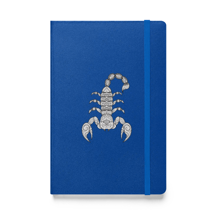 Lobster Drawing Ocean Blue Hardcover Bound Notebook | JournalBook® product image (1)