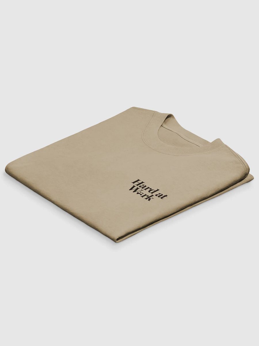 Hard at Work Oversized T-Shirt (Khaki) product image (4)