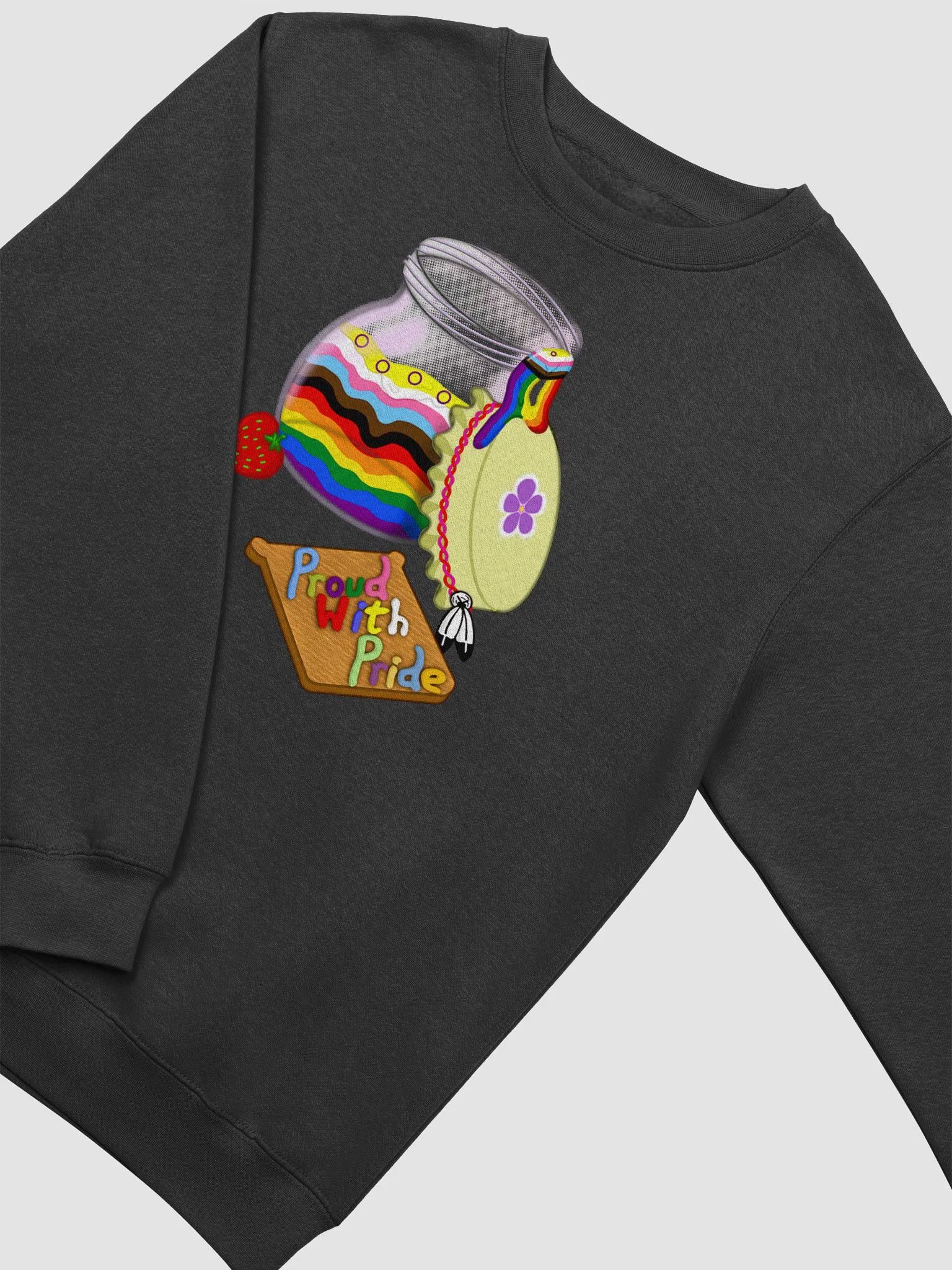 Proud With Pride Crewneck SweatShirt product image (3)