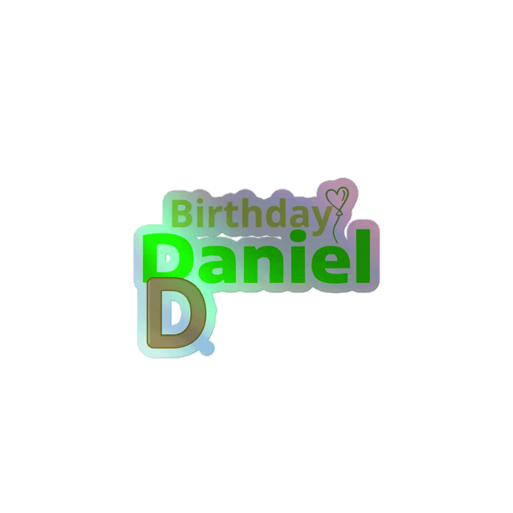 Daniel Birthday Sticker product image (1)