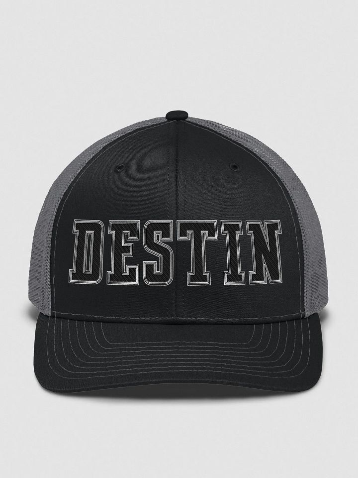 DESTIN Classman Style Embroidered Trucker Hat product image (1)