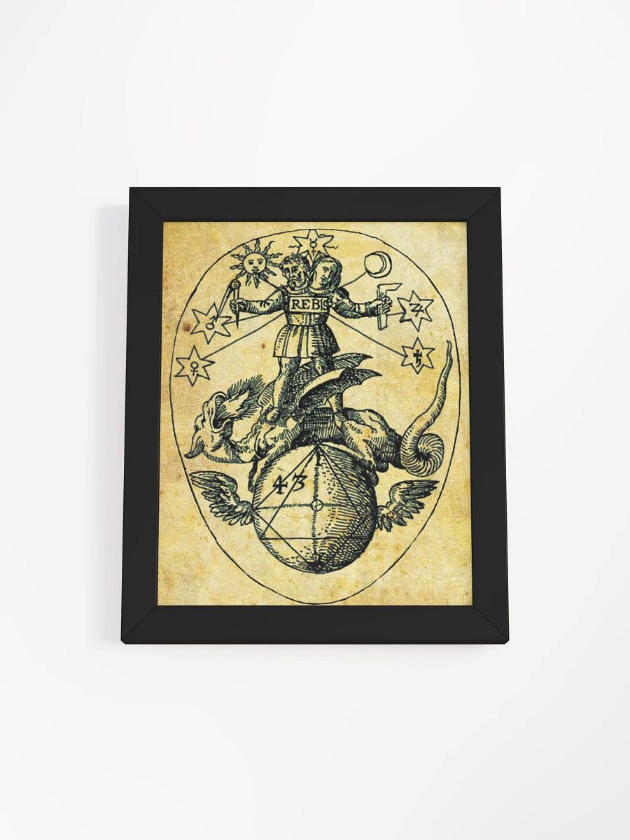 Hermes Trismegistus REBIS, Alchemy Art Print, Occult Wall Art, Ancient Poster, Magick Illustration, Sacred Geometry Decor, Esoteric Home Decor, Scroll Print product image (23)