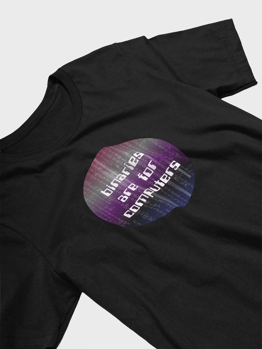binaries are for computers genderfluid t-shirt product image (3)