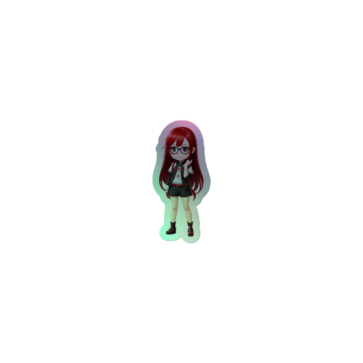 (RED CHIBI) K "HOLOGRAPHIC" STICKERS product image (1)