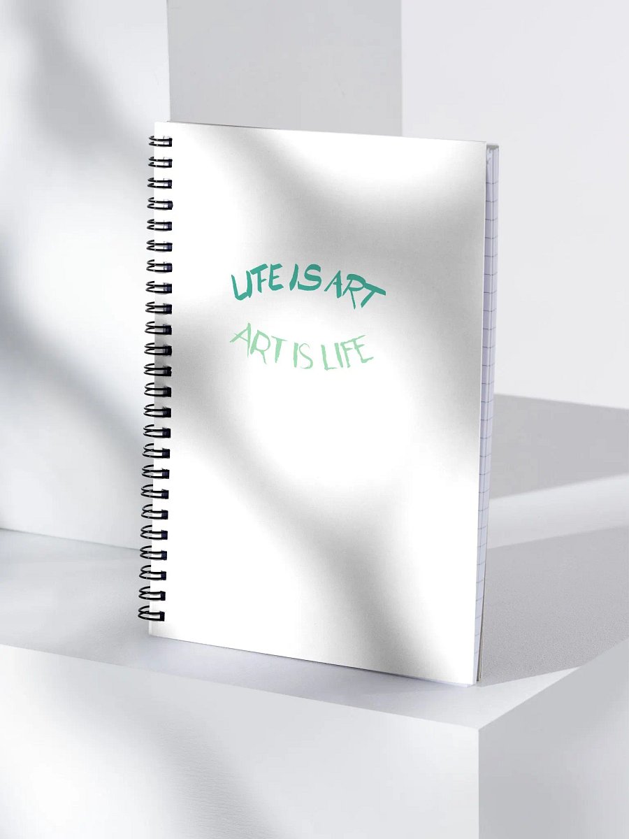 Life is Art notebook product image (4)