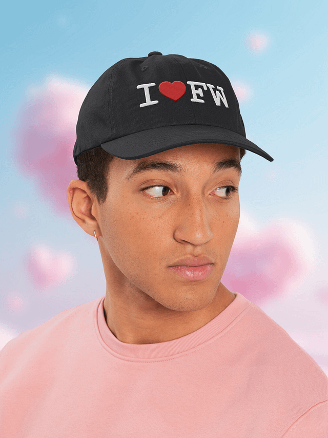 I ❤️ Fourthwall Dad Hat product image (2)