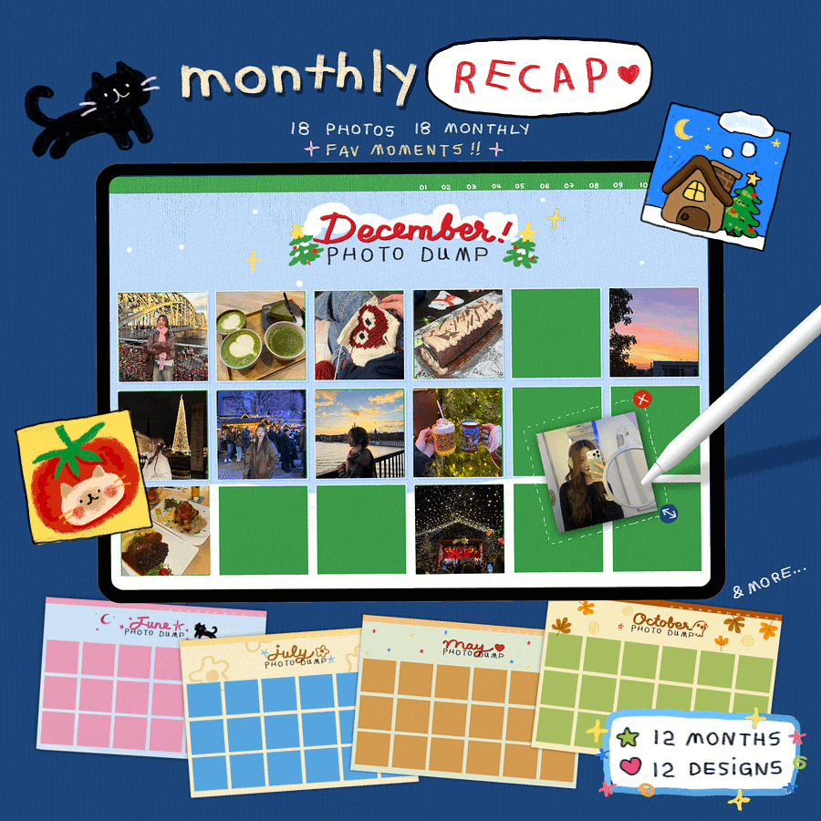 IXLOGO| digital planner 2025 ( hyperlinked + digital stickers included ) product image (7)