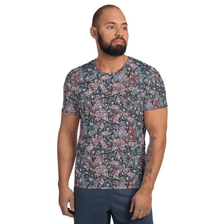 Shapes in Motion | Men´s Athletic T-Shirt product image (1)