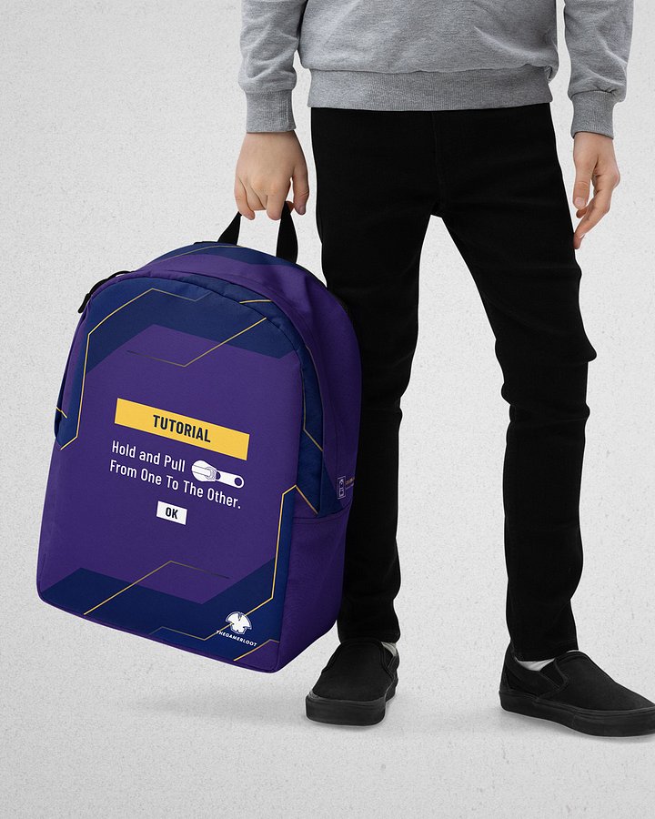 Gamer Tutorial Minimalist Backpack – Tutorial Gaming UI Design product image (2)