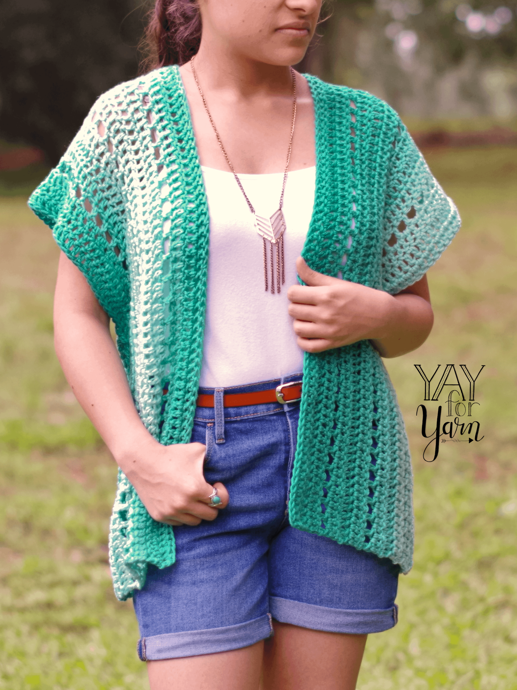 Seafoam Cardigan - PDF Crochet Pattern & Video Tutorial product image (4)