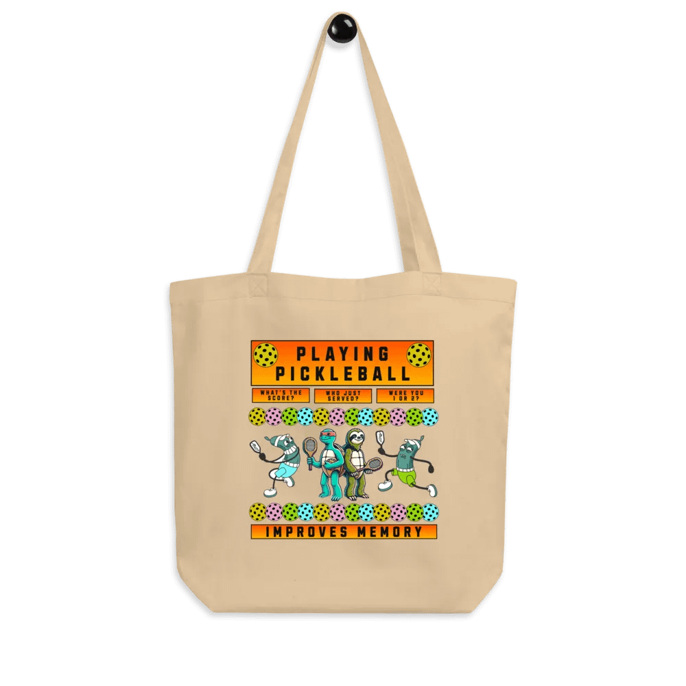 Playful Pickleball Improves Memory Tote Bag product image (7)