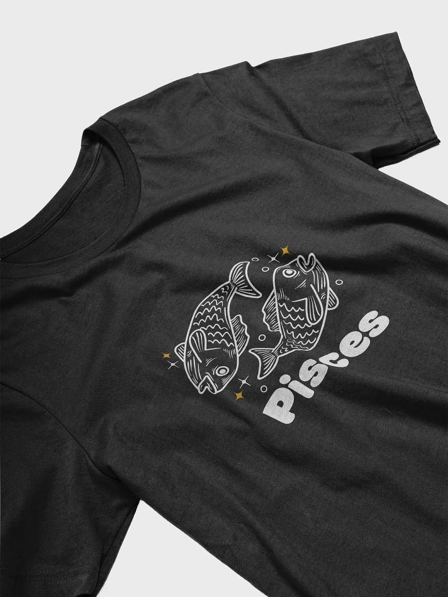 Pisces Fish T-shirt - White Writing product image (2)