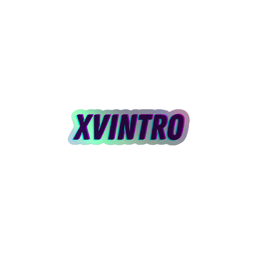 Glitched Holo xVINTRO Sticker product image (1)