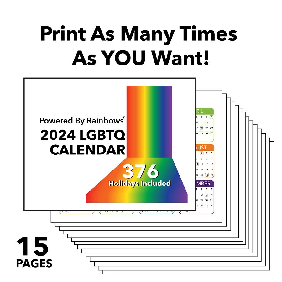 2024 LGBTQ Calendar product image (5)