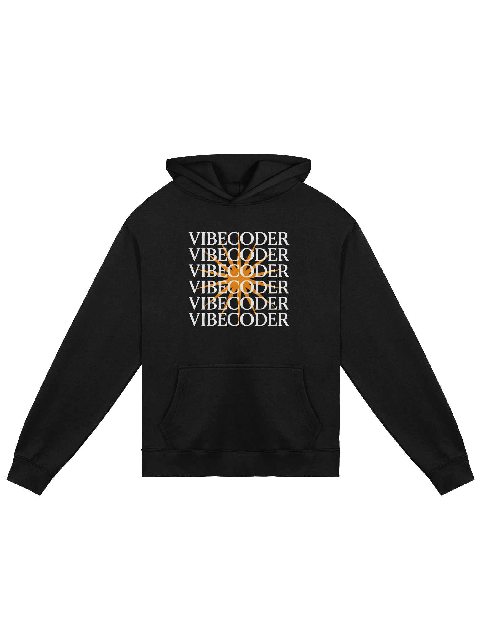 VIBECODER Stack Hoodie — ship in flow, build on vibe | vibe code merch product image (1)