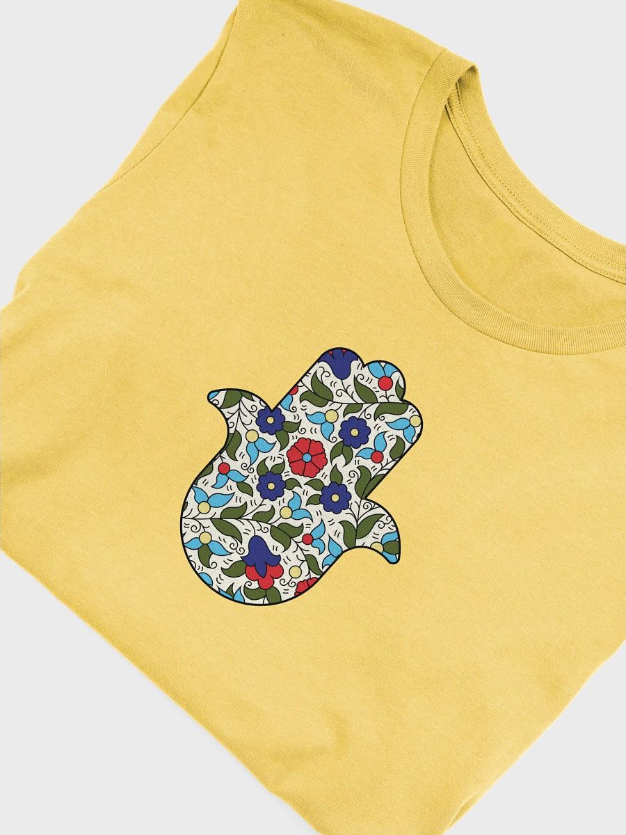 Hamsa Hand Khalili Floral Unisex T-shirt product image (30)