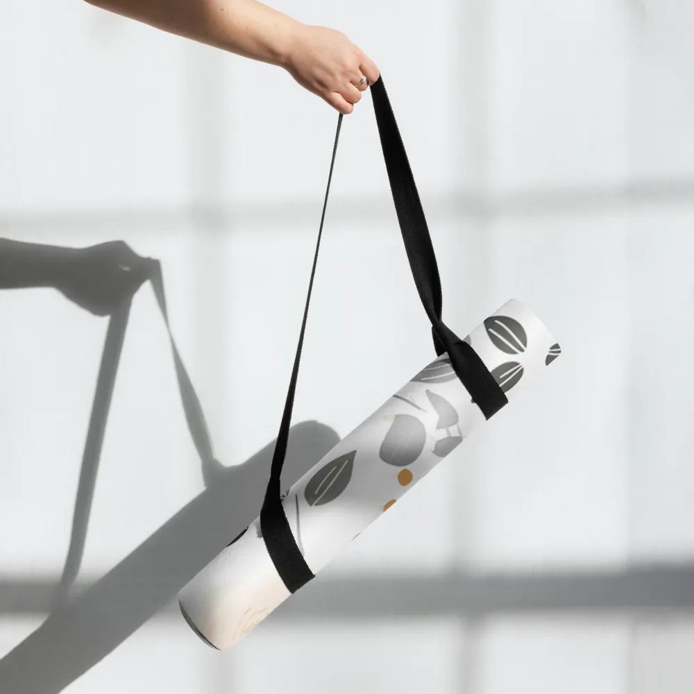 Antique Rose Doodle Yoga Mat product image (7)