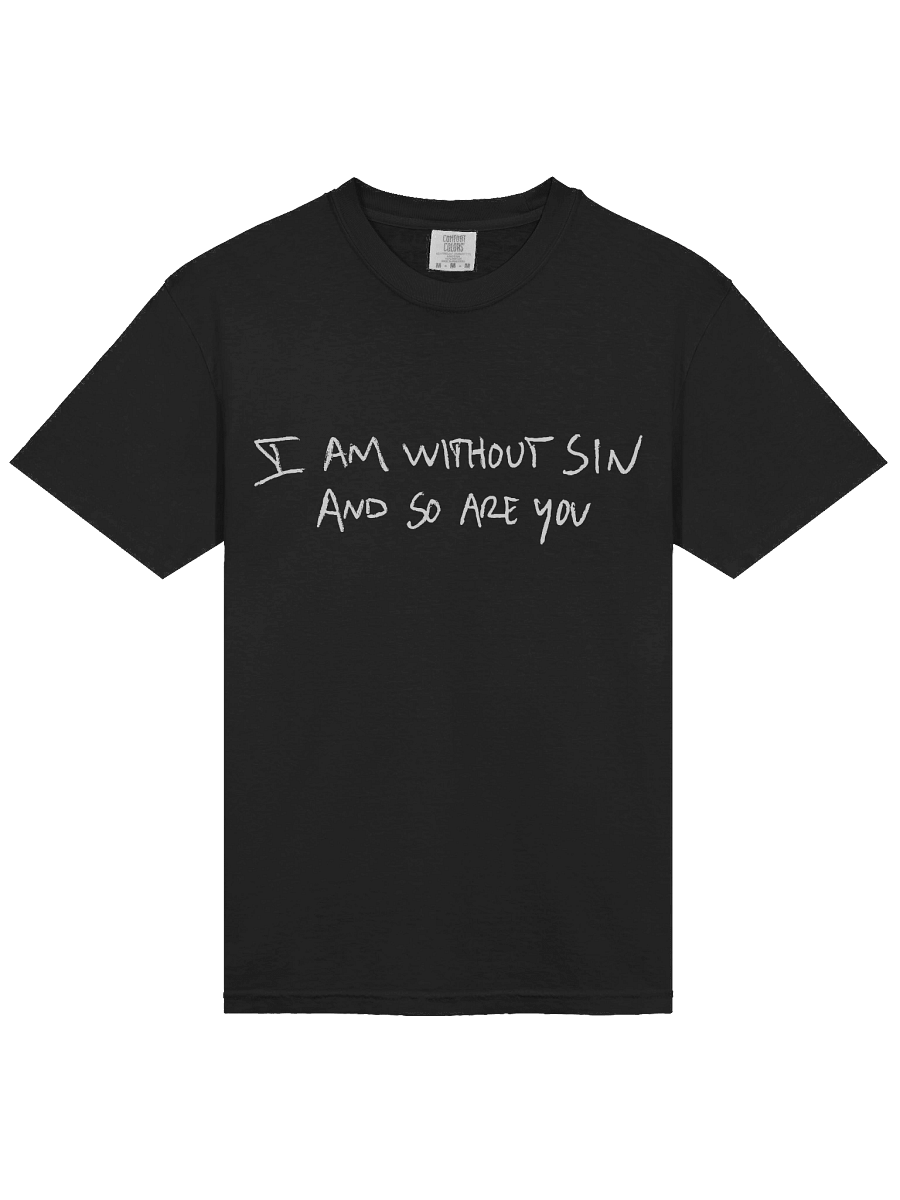I Am Without Sin Shirt (Black) product image (2)