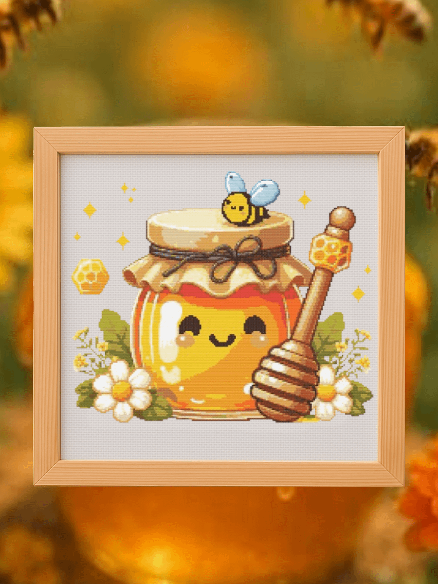 Honey Blossom Cross Stitch Pattern product image (1)