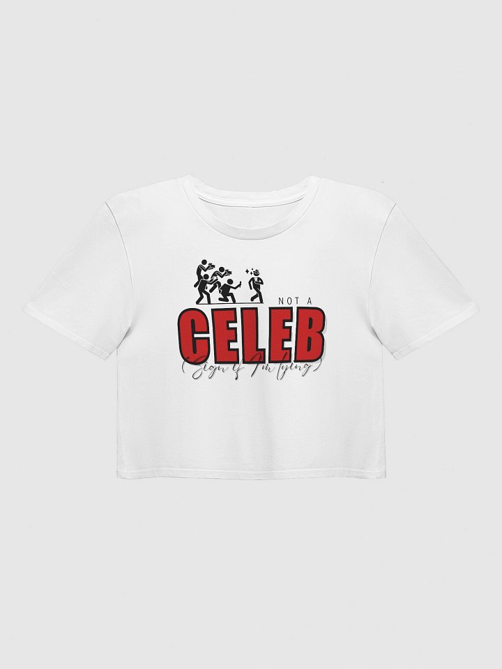 CELEB Red Graphic Crop Top product image (2)
