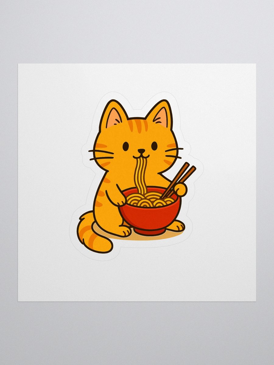 Noodly Nibbles Tabby Stickers product image (1)