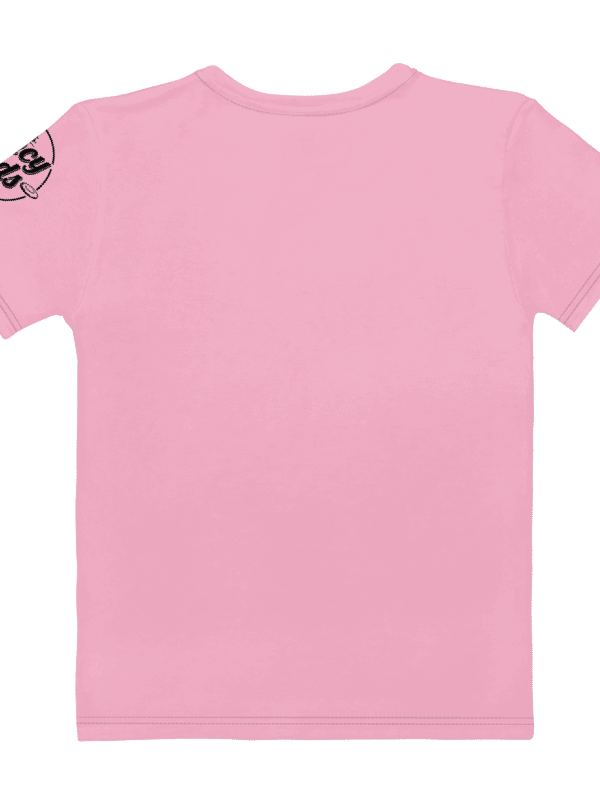 Fancy Lads Women's Pink T-shirt "I Don't Litter But I Do Throw Plastic In The Woods" product image (2)