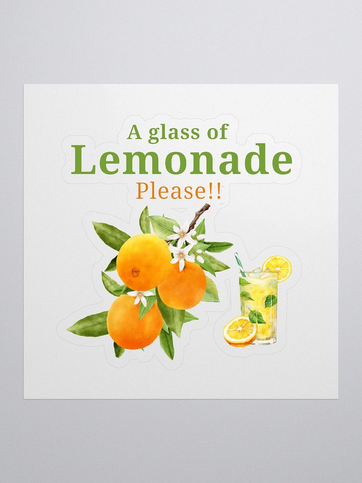 Citrus Delight Kiss Cut Stickers product image (1)