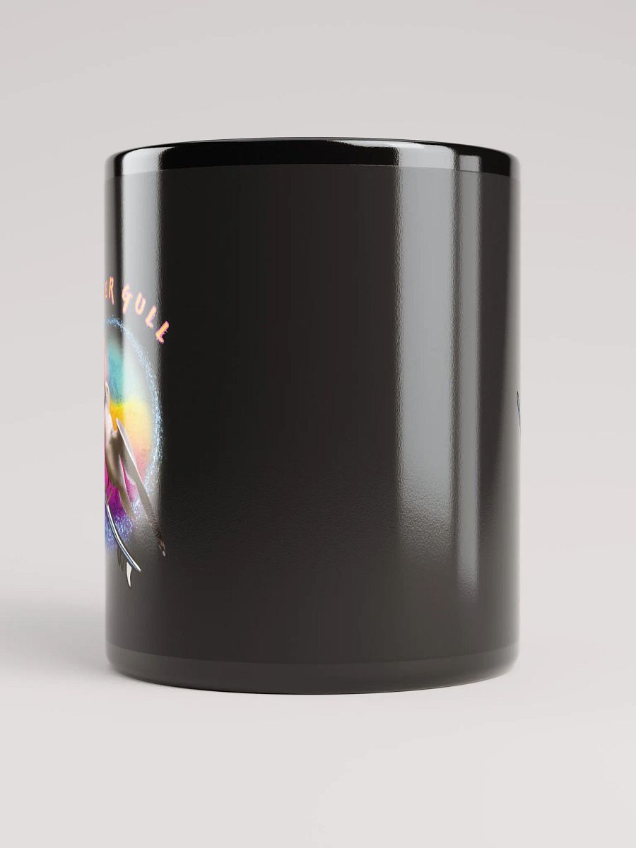 Soleil the Surfer Gull Glossy Black Mug product image (10)