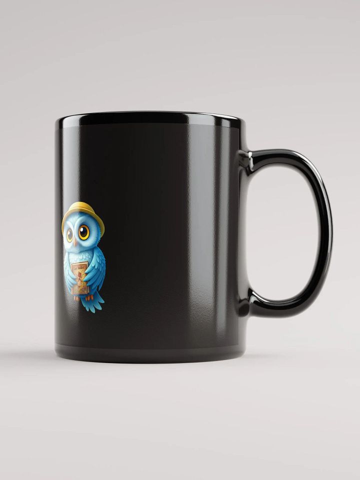 Whimsical Owl in Straw Hat Mug product image (1)