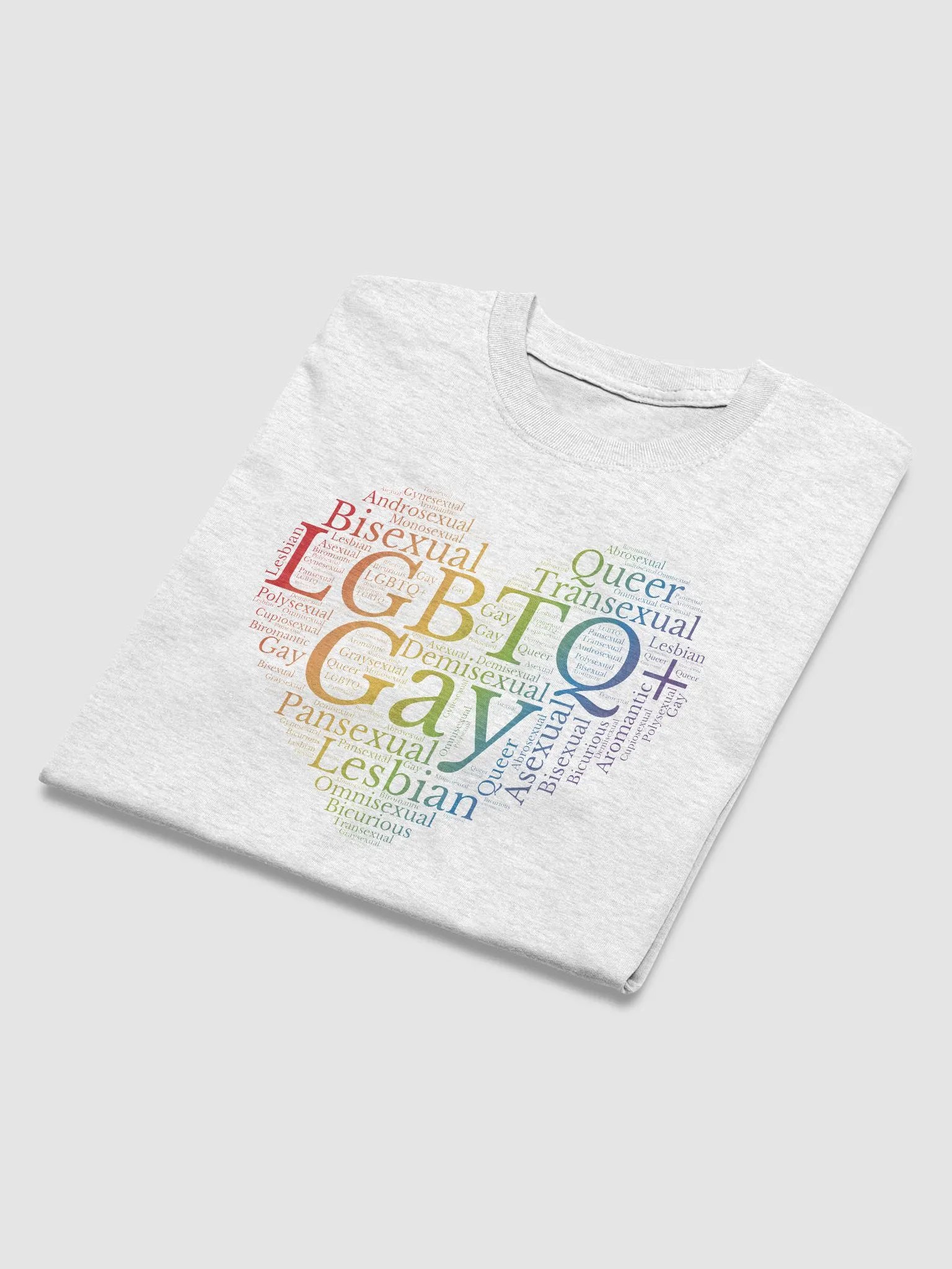 Heart Shape Word Cloud LGBTQ+ product image (5)