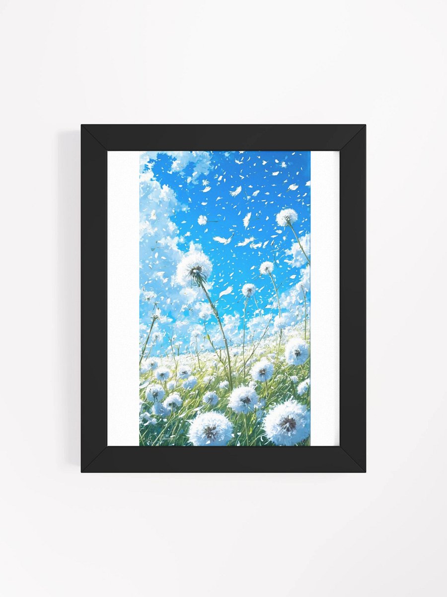 Field of Dreams: Azure & White Dandelion Art product image (4)