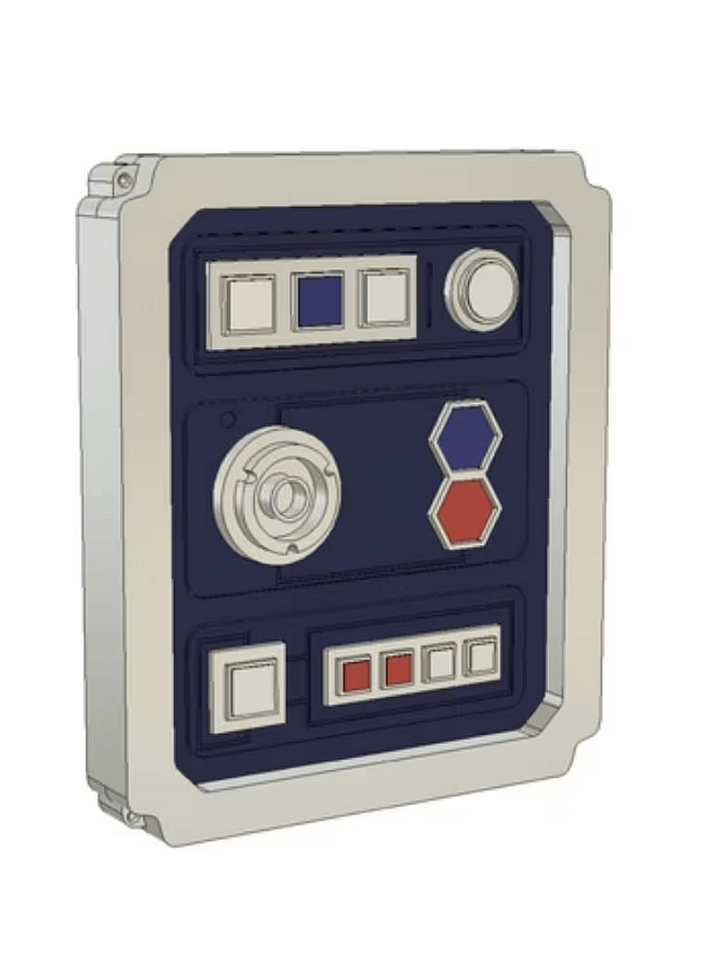 Star Wars Galaxy's Edge Control Panel 3D Model product image (1)