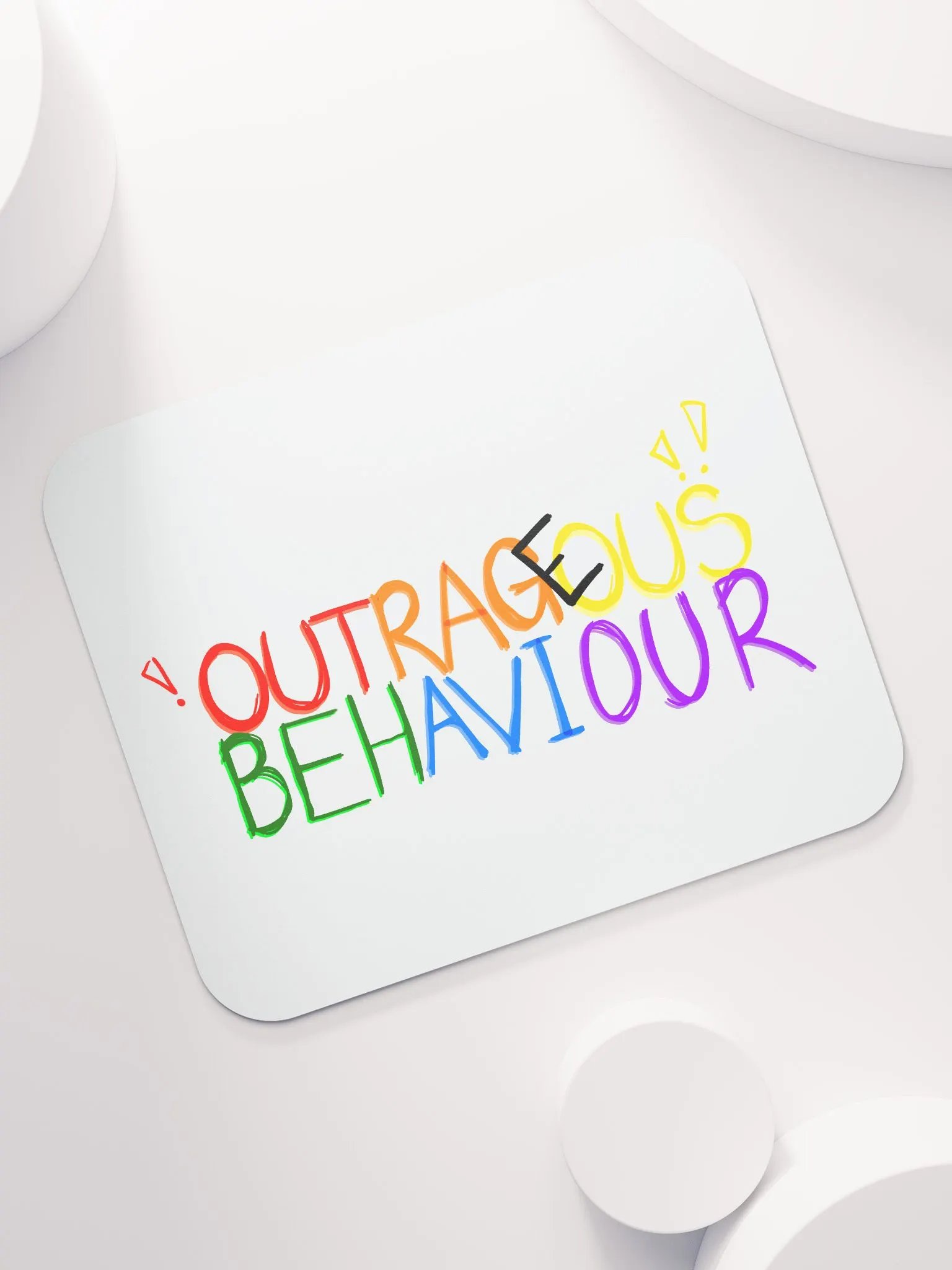 OUTRAGEOUS BEHAVIOUR!!! - Mouse Pad product image (7)